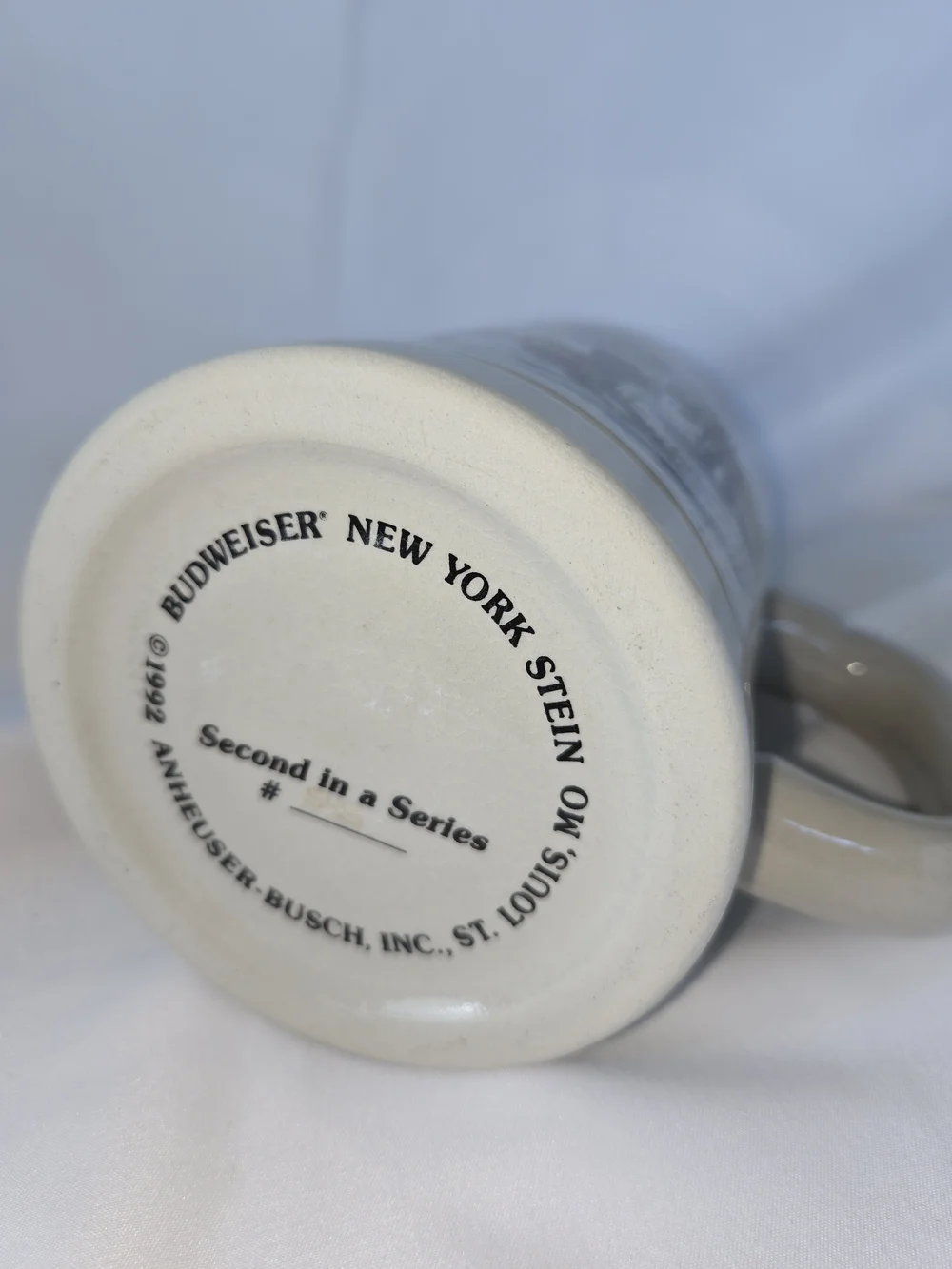 Budweiser New York 1992 Beer Stein Mug West Germany Limited Edition Promo Item